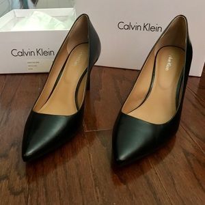Calvin Klein black pumps. Size 9